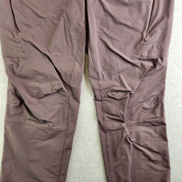 Duluth Pants Womens 14 Purple Softshell Articulated Reflective Hiking Camping - Picture 3 of 13